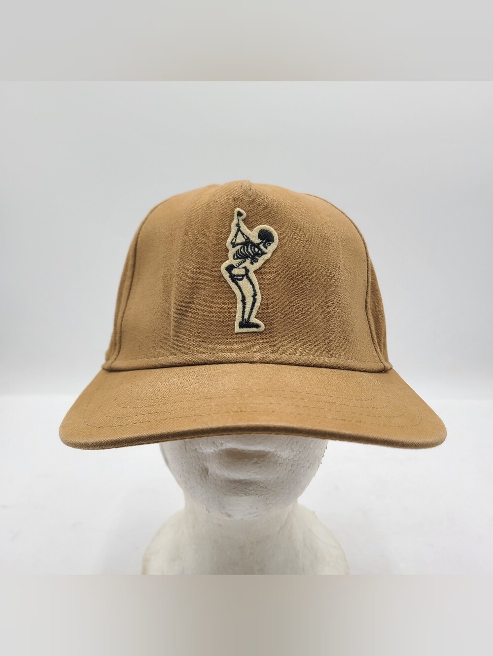B55 True Linkswear DEAD GOLFER Enjoy The Walk Beige OSFM Cap Hat